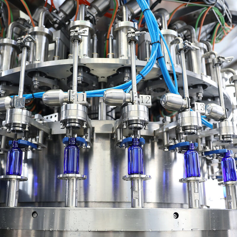 Automatic Liquid Pure Mineral Water Fruit Juice Carbonated Soft Drink Processing Bottling Machine Glass Bottle Tonic Filling Machine