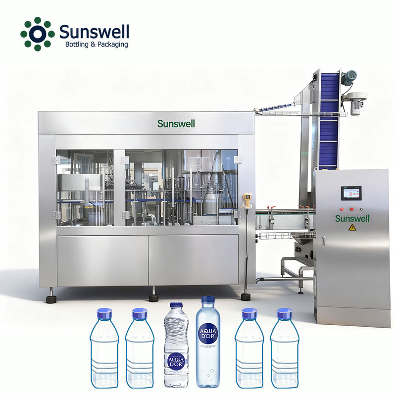 3-in-1 Automatic Water Filling Capping Machine