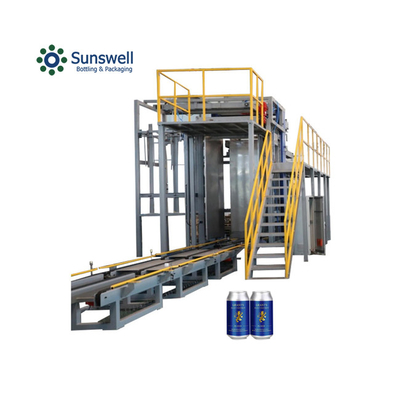 Dobra cena Szklana butelka puszka z cytryny Depalletizing System Pustka Pop Can Depalletizer Maszyna na sprzedaż