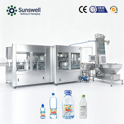 24000BPH 500ml PET butelki Woda Linia produkcyjna