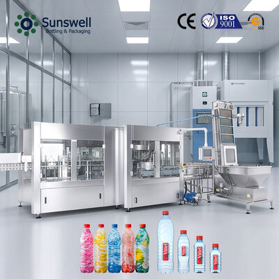 Linia butelkowania wody o dużej prędkości 24000BPH 500 ml